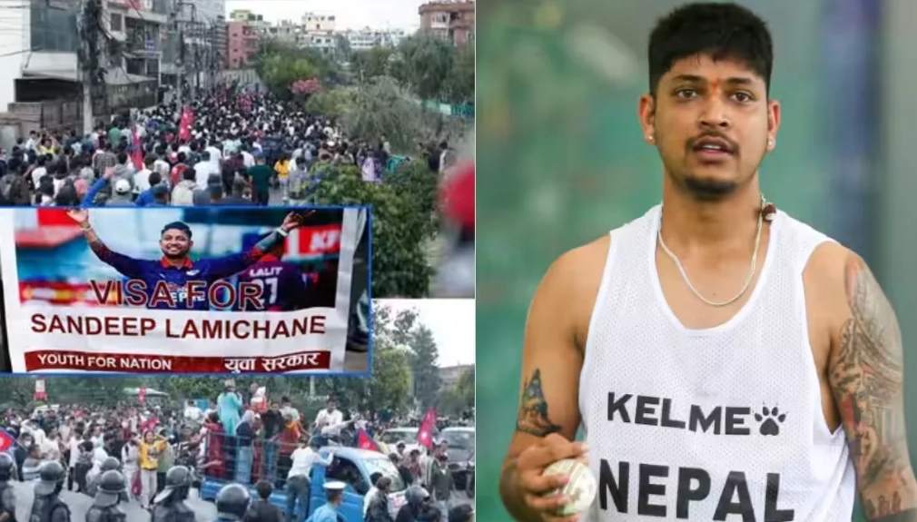 US Visa Denial of Sandeep Lamichhane Sparks Massive Protest In Nepal e1717144532869